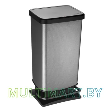 Контейнер для мусора Rotho Paso 40 л 1754111006 (черный/карбон)